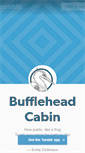 Mobile Screenshot of buffleheadcabin.com